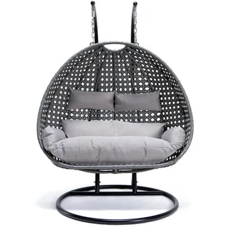 Home Deluxe Hängesessel Twin grau