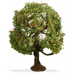 NOCH NOCH® Apfelbaum, handkolorierter Master-Baum, 8 cm hoch für die Spurweiten H0, TT, N, Z perfekt auch für Dioramen und Modelllandschaften