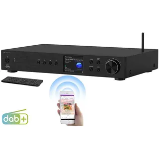 VR-Radio Digitaler WLAN-HiFi-Tuner, Internetradio, DAB+, Bluetooth, schwarz