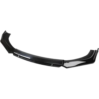 THNIKK Auto Frontlippe Frontspoiler für Mini 3-Door Hatchback R50/R53/R56 4-Seats 2004-2013, Frontstoßstange Bumper Spoiler Separator Splitter Lippe Diffusor Flügel Exterieur Zubehör,Black
