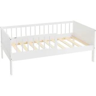 ML-Design Jugendbett ML-DESIGN 70 x 140 cm Kiefer weiß