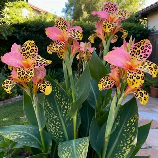 Canna Rhizome/Canna Gartenbepflanzung&Elegante Rhizome-Blühende Rhizome-Winterhart Rhizome-Landschaftsgestaltung-5Rhizome-C