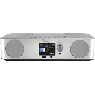Soundmaster ICD2060SI Internet, Schwarz, Metallisch