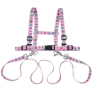 Pferdeleine Kinder, Verstellbares Pferdegeschirr, Pferdeleine zum Spielen für Kinder, Pferde Longierleine Harness für Jungen und Mädchen, Pferdegeschirr Draußen Kinderspielzeug für Spielen Skifahren