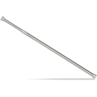 Relaxdays Teleskopstange, aus Edelstahl, Silber,Grau