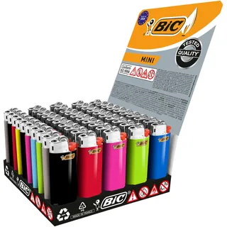 BIC- 50 Verschiedene Mini-Feuerzeuge