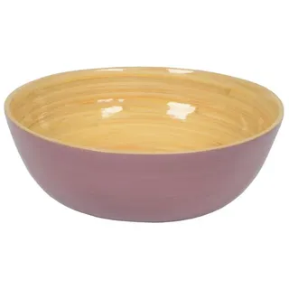 albert l. (punkt) Schüssel L. (punkt) Bambus-Schüssel flach mauve 18 x 7 cm, Bambus, (Schüsseln & Schalen), Schüssel 18x7 bunt