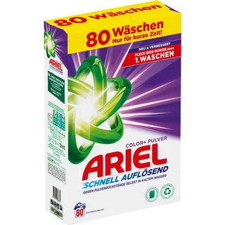 Ariel Colorwaschmittel Pulver 4,8 kg 80 WL