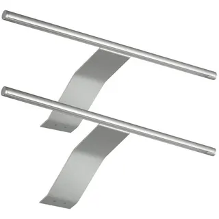 sebson LED Schrankleuchte 2er Set, Aufbauleuchte mit Schalter und Stecker, warmweiß 3000k, 2x 3,5W, 2x 230lm, Kleiderschrankleuchte, Spiegelleuchte, Lichtleiste