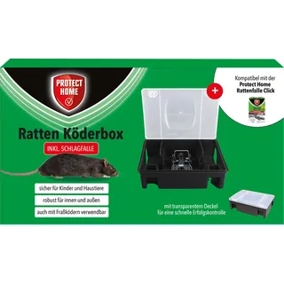 Protect Home Rattenköderbox inkl. Schlagfalle 1 Stück