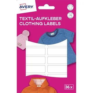 Avery Zweckform Namensetiketten ETVET36 Weiß 46,0 x 13,0 mm 36 St.