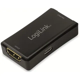 LogiLink HD0014 - HDMI-Repeater UHD, 25m (4K/60Hz), 40m (4K/30Hz), HDCP 2.2, um HDMI Signale zu verlängern