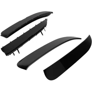 Blende für Heckschürze, schwarz glänzend für CLA45 Design ABS-Material Abdeckung Heckschürze Zuverlässig für -Benz CLA-Klasse C117 Coupé -Line