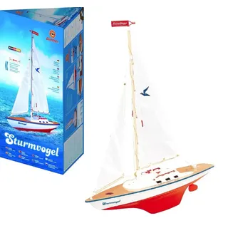 Günther Sturmvogel Segelboot segelfertig 55x12,5x67cm