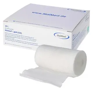 MaiMed Fixierbinden Maielast-glatt, 20 Stück, 4m x 6cm