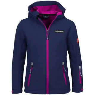 TROLLKIDS Oslofjord Jacke Navy/pink 152