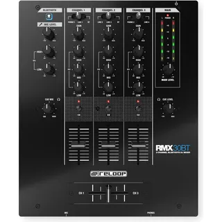 Reloop RMX-30 BT (Clubmixer), Mischpult, Schwarz