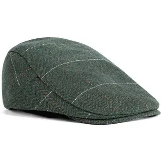 Schiebermütze Flat Cap Schirmmütze Herren Damen Gatsby Oliv grün