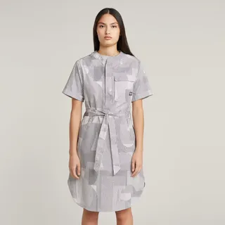 G-Star Belted Dress Side Slits - Mehrfarbig - Damen - XL