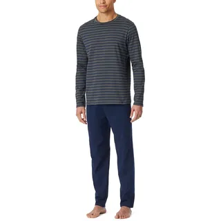 SCHIESSER Pyjama Casual Essentials Blau 4XL