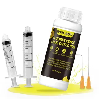 WEILAOK Wasserfärbemittel zur Leckageortung, Universelle Lecksuche, Lecksucher Pool zur Ortung von Schwimmbädern, Klimaanlagen, Rohrleitungssystemen, Lecksuchfarbe Schnell und Empfindlich, 100ml