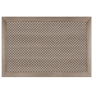 HEXIM Heizkörperverkleidung MDF & HDF - Dekorative Heizkörperabdeckungen in unterschiedlichen Größen & Muster - Abdeckung Heizverkleidung (Frontblende Gloria Eiche Vintage - 90x60cm)