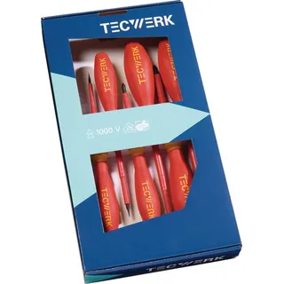tecwerk Schraubendrehersatz 7-tlg.Schlitz/PH VDE TECWERK