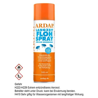 Ardap Insektenspray 3x ARDAP Langzeit Flohspray **NEU** 500ml