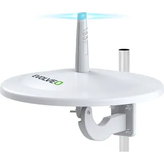 Evolveo TDE Jade 3, Draußen, Weiß, 10 m, 48 dBi, DVB-T, DVB-T2, IEC - Weiß