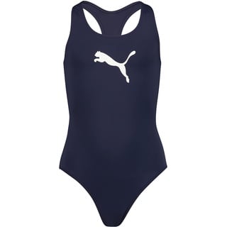 Puma Mädchen Swimsuit Badebekleidung, Navy, 128 EU