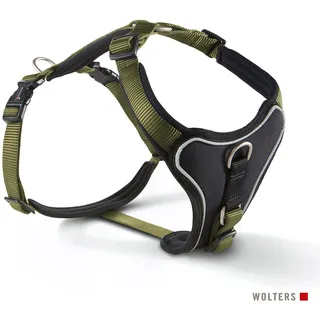 Wolters Professional Comfort Hundegeschirr olive/schwarz 70-85 cm