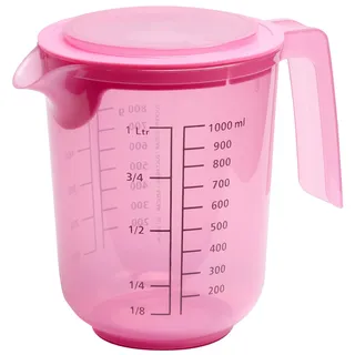 APS Rührbecher mit Deckel - 12,5 cm, H: 16 cm, 1 Liter, Polypropylen / Volumen