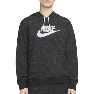 Nike Sportswear Gym Vintage Hoodie Damen black/white L