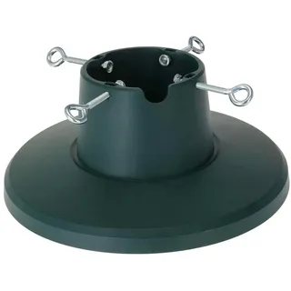 Home Styling Christbaumständer dunkelgrün Kunststoff - 38,5 cm