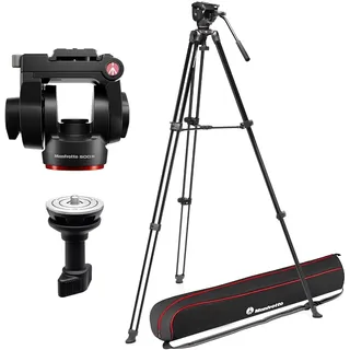 Manfrotto Alu Stativ mit 500X Fluid-Kopf