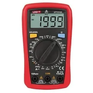 Melchioni UT131D Multimeter Palm Größe 200V-250V AC 2000μA-10A