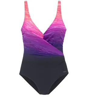 LASCANA Badeanzug Damen marine-pink Gr.40 Cup F