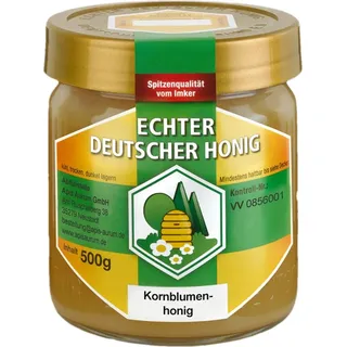 Echter Deutscher Honig - Kornblumenhonig - 500g im Glas