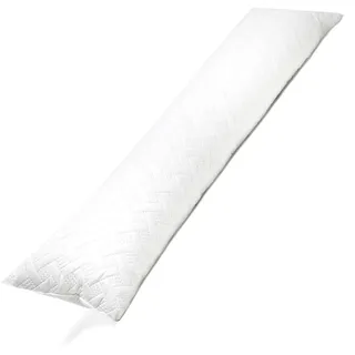 confort-dream Seitenschläferkissen Memory Foam 160 x 30cm XXXL 100% Body Pillow Visco Gel Stillkissen Seitenschläferkissen Kinder und Erwachsene Orthopädisches Seitenschläferkissen Nackenkissen Kissen Komfortkissen