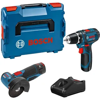 Bosch Maschinen-Set GSR 12V-15/GWS 12V-76