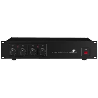 Monacor PA-1450D ELA-Verstärker 50 W, 4-Kanal
