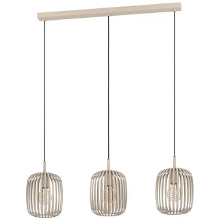 EGLO Pendelleuchte Romazzina 3-flammig Sandfarben