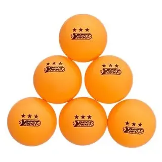 Best Sporting Best-Sporting Tischtennisbälle 23113, 3-Sterne Qualität, Ø 40mm, orange, 6 Stück