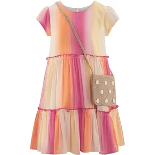 happy girls Sommerkleid Mädchenkleid bunt 128 EU