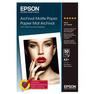 Epson Archival Matte A3+ 189 g/m2 50 Blatt (C13S041340)