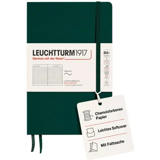 Leuchtturm1917 Notizbuch B6+ 123 Seiten Grün Liniert