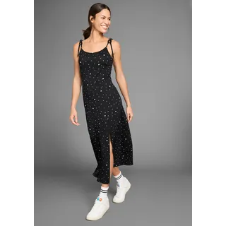 KangaROOS Midikleid Gepunktet Schwarz/Weiß 46