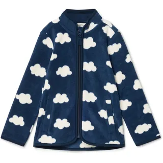 Tchibo - Kinder-Fleecejacke - Baby - Gr. 74/80 - dunkelblau/print