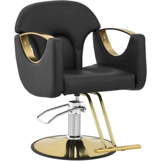 Physa Friseurstuhl mit Fußstütze 53 64 cm 180 kg Schwarz - Friseurstühle physa