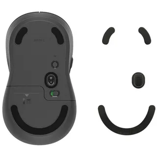 kwmobile Mouse Feet Sticker kompatibel mit Logitech M650 L / M750 L Ersatz Glider - Mausfüße passgenau - Maus Glides in Schwarz